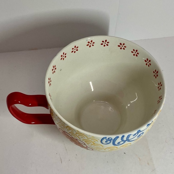 COLORFUL ARTISTIC ACCENT OWL MUG - Picture 6 of 8